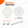 LED Aufbauleuchte Deckenleuchte 24 Watt rund IP20 CCT 3000K/4000K/6500K