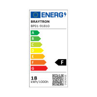 LED Panel Einbauleuchte rund 18W | Dimmbar | IP40 Ø 20,5 cm (deckenausschnitt) | weiß