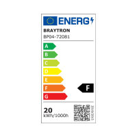 LED Aufbauleuchte Deckenleuchte eckig IP40 20W CCT 3000K/4000K/6500K