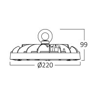 LED BRAYTRON UFO High Bay Hallenstrahler | Deckenstrahler | 100 Watt