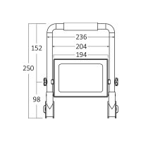 LED Baustrahler Arbeitsleuchte Werkstattleuchte IP66 schwarz kaltweiß (6500 K)