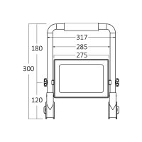 LED Baustrahler Arbeitsleuchte Werkstattleuchte IP66 schwarz kaltweiß (6500 K)