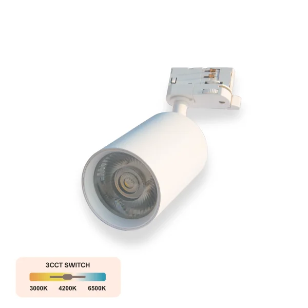 LED Schienen-Strahler | 30W | weiß | CCT | 3 Phasen