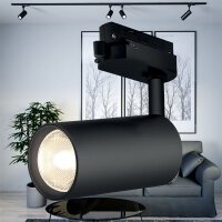 LED Schienen-Strahler | GU10 | 3 Phasen | IP20 | schwarz
