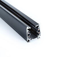 Stromschiene | 3-Phasen Schiene | schwarz | 3m