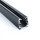 Stromschiene | 3-Phasen Schiene | schwarz | 3m