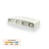 LED Wandleuchte 8W | CCT | IP65 | Weiß