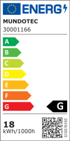 LED Außenbeleuchtung oval 18W | IP65 | CCT | schwarz