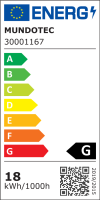 LED Außenbeleuchtung oval 18W | IP65 | CCT | weiß