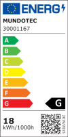 LED Außenbeleuchtung oval 18W | IP65 | CCT | weiß