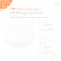 LED Aufbauleuchte Deckenleuchte mit Bewegungsmelder &...