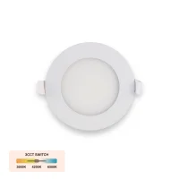 LED Panel Einbauleuchte rund 3W IP20 Ø 7,5 cm |...