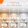 LED Panel Einbauleuchte rund 6W IP20 Ø 11,5 cm | CCT (warmweiß 3000K, neutralweiß 4200K, kaltweiß 6400K)