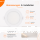 LED Panel Einbauleuchte rund 9W IP20 Ø 13,0 cm | CCT (warmweiß 3000K, neutralweiß 4200K, kaltweiß 6400K)