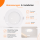 LED Panel Einbauleuchte rund 12W IP20 Ø 15,5 cm | CCT (warmweiß 3000K, neutralweiß 4200K, kaltweiß 6400K)