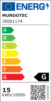LED Panel Einbauleuchte rund 15W IP20 Ø 18,5 cm | CCT (warmweiß 3000K, neutralweiß 4200K, kaltweiß 6400K)
