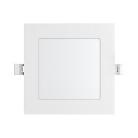 LED Panel Einbauleuchte rechteckig 6W | 13 x 13 cm (11,5 cm Deckenausschnitt) | IP20 | CCT (warmweiß 3000K, neutralweiß 4200k, kaltweiß 6400K)