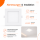 LED Panel Einbauleuchte rechteckig 6W | 13 x 13 cm (11,5 cm Deckenausschnitt) | IP20 | CCT (warmweiß 3000K, neutralweiß 4200k, kaltweiß 6400K)