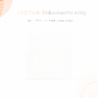 LED Panel Einbauleuchte rechteckig 12W | 17 x 17 cm (15,5...