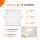 LED Panel Einbauleuchte rechteckig 12W | 17 x 17 cm (15,5 cm Deckenausschnitt) | IP20 | CCT (warmweiß 3000K, neutralweiß 4200K, kaltweiß 6400K)