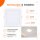 LED Panel Einbauleuchte rechteckig 18W | 20 x 20 cm (18,5 cm Deckenausschnitt) | IP20 | CCT (warmweiß 3000K, neutralweiß 4200K, kaltweiß 6400K)