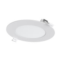 LED Panel Einbauleuchte rund 6W IP20 Ø 11,5 cm | Dimmbar | CCT (warmweiß 3000K, neutralweiß 4200K, kaltweiß 6400K)