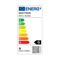 LED Panel Einbauleuchte rund 6W IP20 Ø 11,5 cm | Dimmbar | CCT (warmweiß 3000K, neutralweiß 4200K, kaltweiß 6400K)