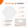LED Panel Einbauleuchte rund 6W IP20 Ø 11,5 cm | Dimmbar | CCT (warmweiß 3000K, neutralweiß 4200K, kaltweiß 6400K)