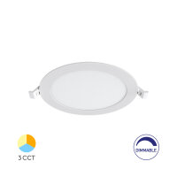 LED Panel Einbauleuchte rund 12W IP20 Ø 15,5 cm |...