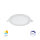 LED Panel Einbauleuchte rund 12W IP20 Ø 15,5 cm | Dimmbar | CCT (warmweiß 3000K, neutralweiß 4200K, kaltweiß 6400K)