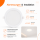 LED Panel Einbauleuchte rund 12W IP20 Ø 15,5 cm | Dimmbar | CCT (warmweiß 3000K, neutralweiß 4200K, kaltweiß 6400K)