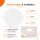 LED Panel Einbauleuchte rund 18W IP20 Ø 21 cm | Dimmbar | CCT (warmweiß 3000K, neutralweiß 4200K, kaltweiß 6400K)