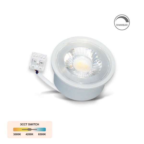 LED Modul für Einbaustrahler 7W | Dimmbar | CCT (warmweiß 3000K, neutralweiß 4200K, kaltweiß 6400K)