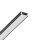 LED Aufbau U-Profil  12,3x7,59mm  Länge: 2m schwarz
