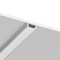 LED Aufbau U-Profil  12,3x7,59mm  Länge: 2m silber