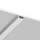 LED Aufbau U-Profil  12,3x7,59mm  Länge: 2m silber