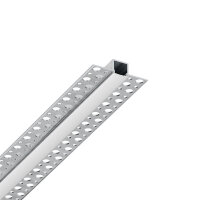 LED Alu Profil Unterputz Trockenbau „TROCKENBAU-T" 55x15,35mm Länge 2m Silber