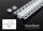 LED Alu Profil Ein putz Trockenbau „TROCKENBAU-T" 55x15,35mm Länge 2m Silber