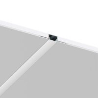 LED Alu Profil Unterputz Trockenbau „TROCKENBAU-T" 58x23mm Länge 2m Silber