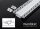LED Alu Profil Ein putz Trockenbau „TROCKENBAU-T" 58x23mm Länge 2m Silber