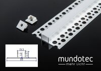 LED Alu Profil Ein putz Trockenbau „RIGIPS-T"...