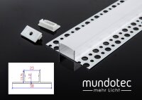 LED Alu Profil Unterputz Trockenbau „RIGIPS-T"...