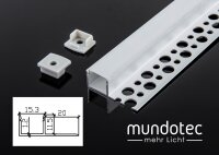 LED Alu Profil Unterputz Trockenbau „RIGIPS-L"...