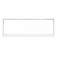 Aufbaurahmen für LED Panel 120 x 30 cm weiß