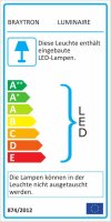 LED Notbeleuchtung | Notwegebeleuchtung | Notausgangsschild | Akkubetrieb | Exit geradeaus