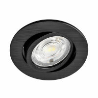 5x & 10x LED Einbauspot Einbaustrahler 5W 400Lumen IP40 schwenkbar 7,0cm deckenausschnitt