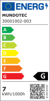 LED Einbauspot Einbaustrahler 7W weiß rund IP40 schwenkbar dimmbar Ø 7,0 cm deckenausschnitt