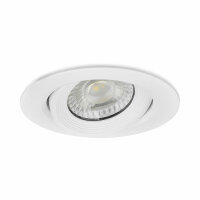 LED Einbauspot Einbaustrahler 7W weiß rund IP40 schwenkbar dimmbar Ø 7,0 cm deckenausschnitt