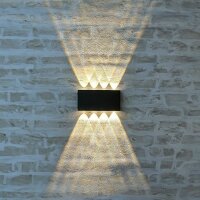 LED Wandleuchte Modern 8W IP65 Schutz CCT 3in1 Lichtfarben 3000K 4200K 6400K