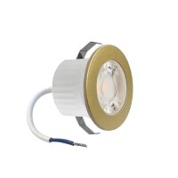 LED Einbauspot Minispot 3W IP54 rund weiß/schwarz/gold/silber Ø 3,5 cm (deckenausschnitt)  CCT 3 in 1